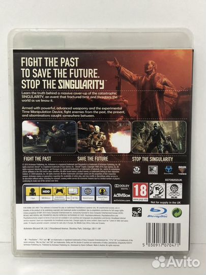 Диск Singularity для PS3
