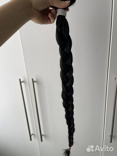 Искусственные волосы для наращивания 66см цвет 1в