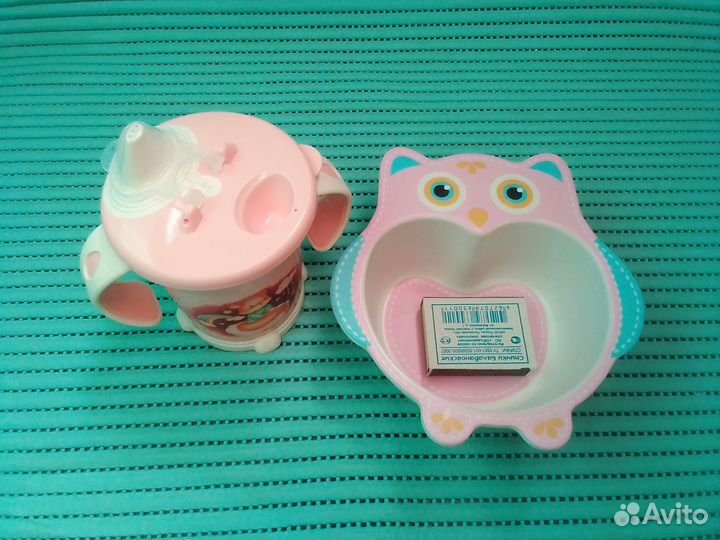 Детский поильник тарелочка бутылочка