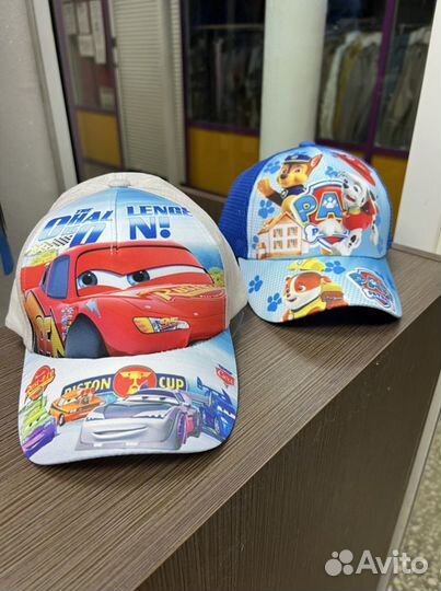 Кепка бейсболка детская новая 2 штуки