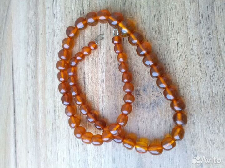 Бусы из янтаря. Винтаж