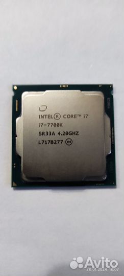 Процессор intel core i7 7700k