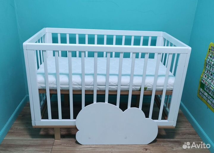 Детская кровать Happy baby Mirra 120х60