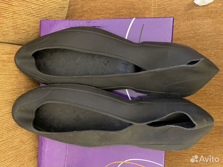 Галоши на ботинки мужские черные