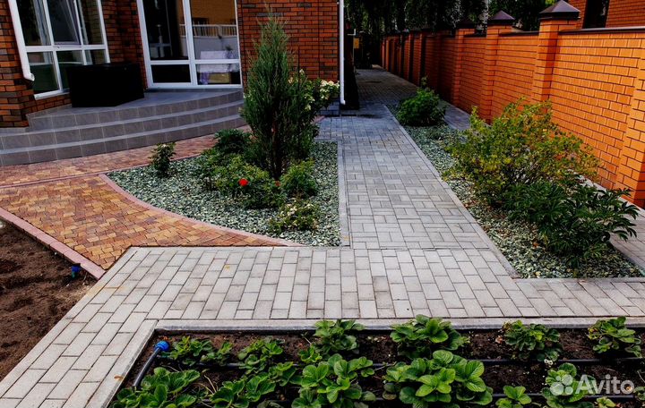 Тротуарная плитка, брусчатка в наличии