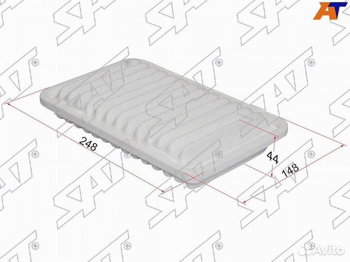 Фильтр воздушный suzuki swift 1.2 09-10/splash 08