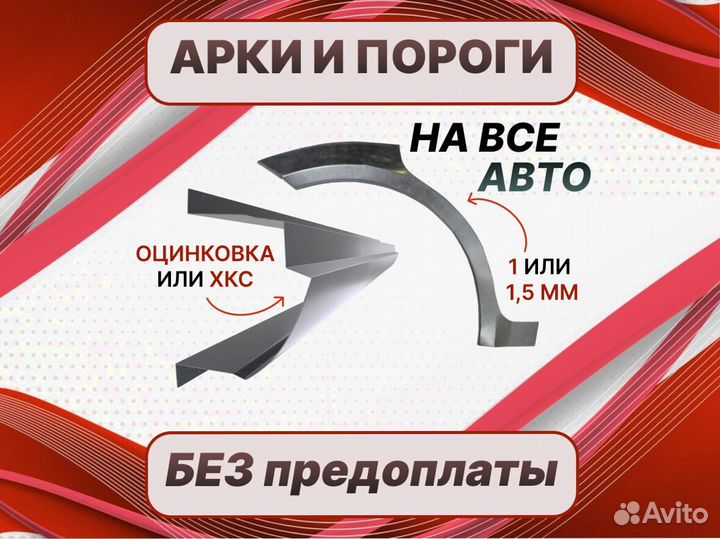 Ремонтные арки Citroen Jumpy