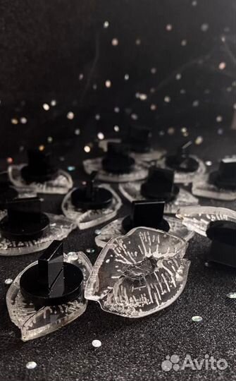 Штамп Губы из оргстекла для декорирования торта