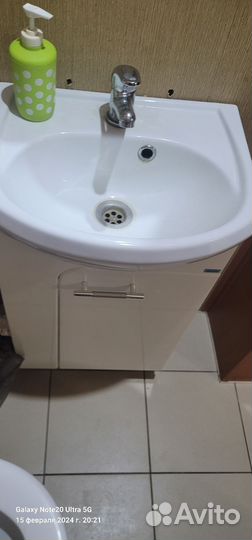 Раковина в ванную с тумбой