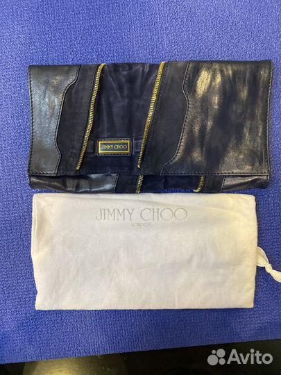 Клатч натуральная кожа jummy choo