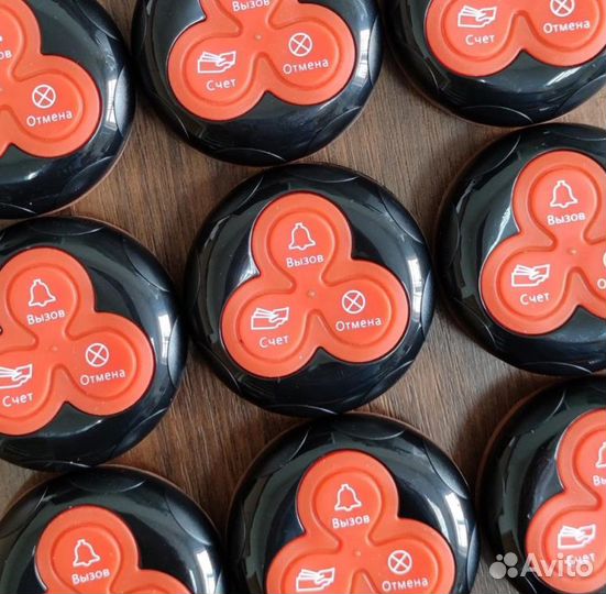 Кнопка вызова официанта Классик и часы официанта