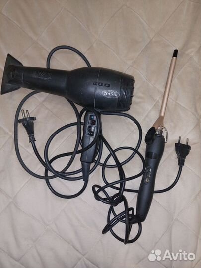 Фен и плойка на запчасти