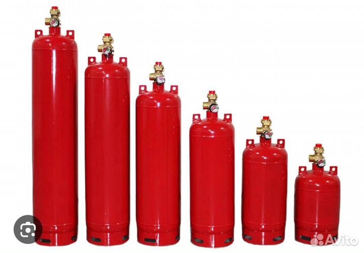 Продажа баллонов с фреоном и систем пожаротушения