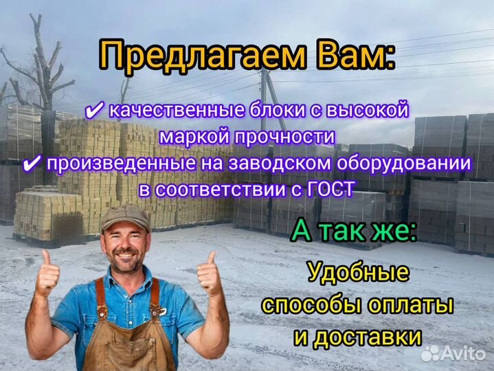3х пустотный долмитовый блок ISO9060