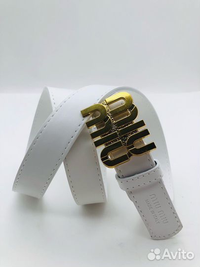 Женский ремень miu miu