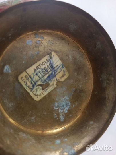 Конфетница из латуни, Индия