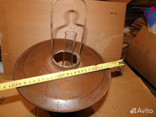 Старинная, подвесная, керосиновая лампа СССР-нэп