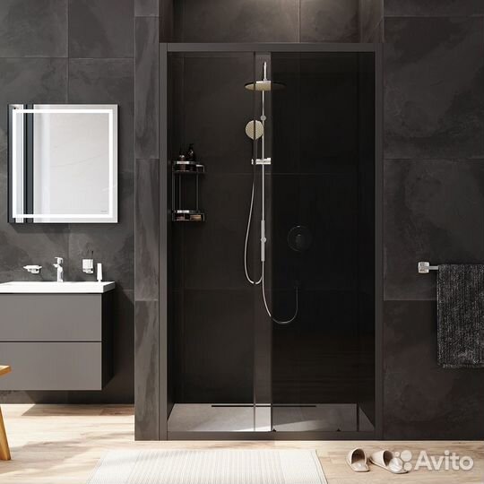 Душевая перегородка с дверью 110x195 AM.PM Gem W90