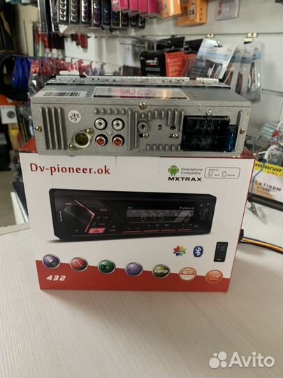Автомагнитола. Магнитола dv-pioneer 432