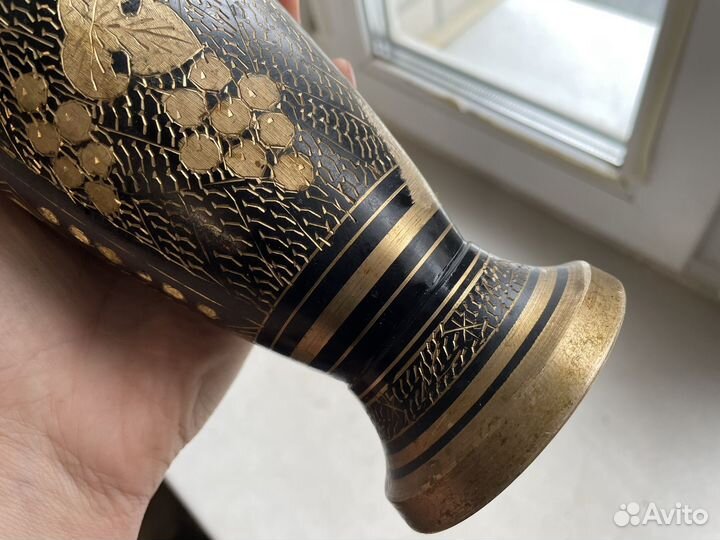 Ваза латунная СССР
