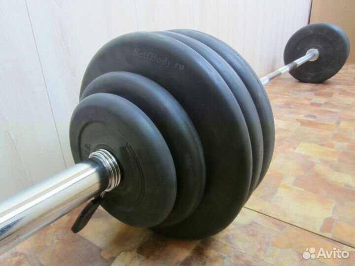 Штанги олимпийские. до 170 кг. Новые. Пример