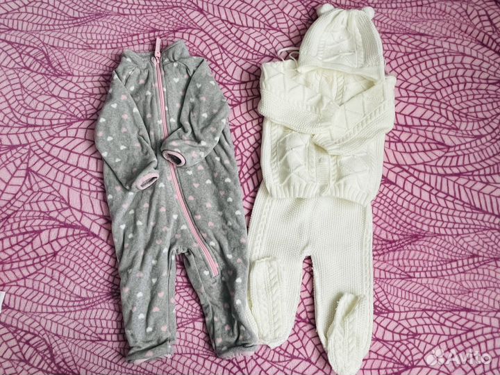 Вещи пакетом на девочку 68-74