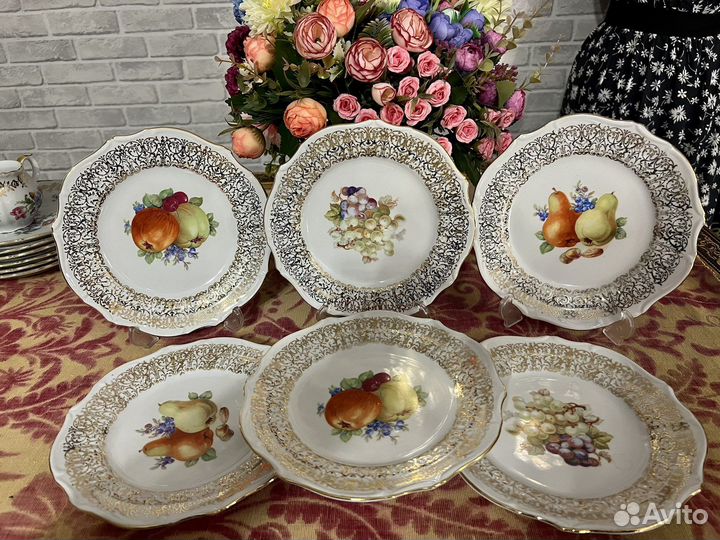 Тарелки фарфор гдр