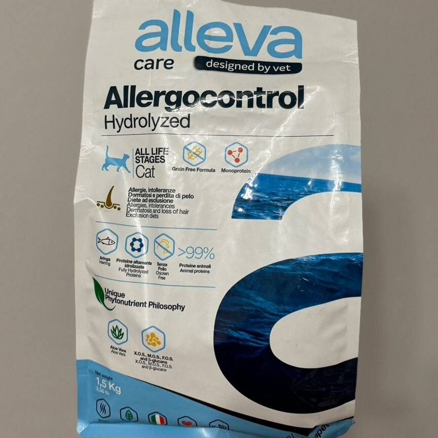 Корм для кошек alleva allergocontrol