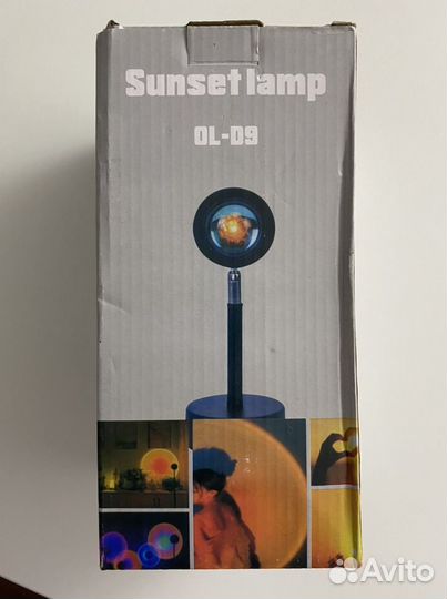 Лампа закат, sunset lamp, закатная лампа