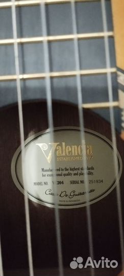 Гитара valencia