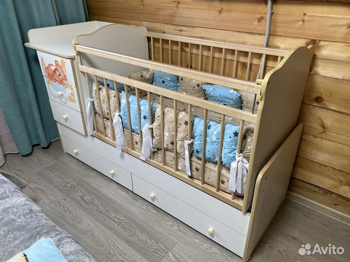 Детская кроватка трансформер