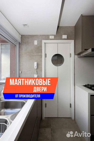 Дверь маятниковая
