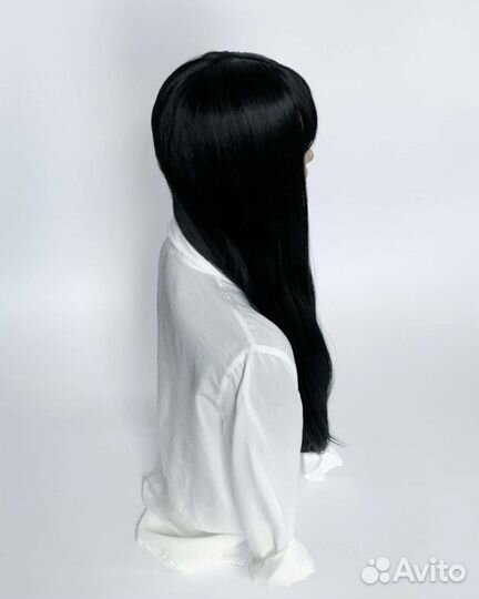 Парик парик с челкой черный