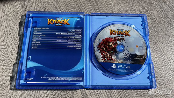 Knack 2 ps4 диск