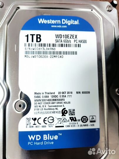 Жесткий диск WD 1TB