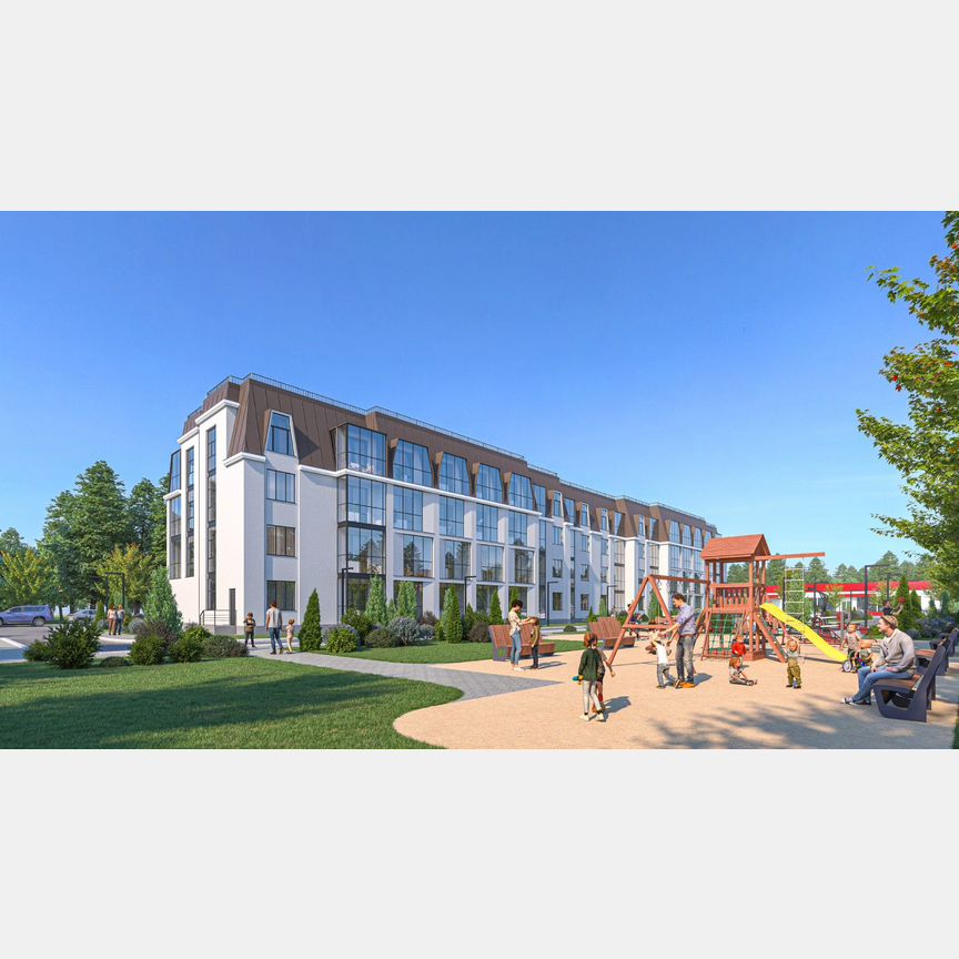2-к. квартира, 40,7 м², 1/4 эт.