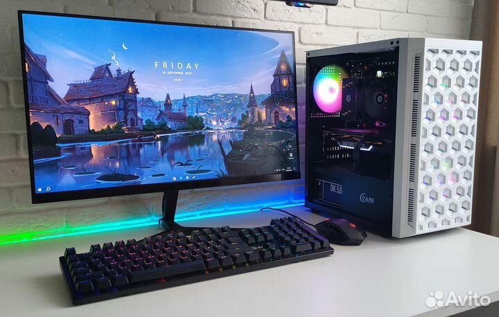 Игровой пк i7/gtx1660super/ssd m2 512гб/16гб озу
