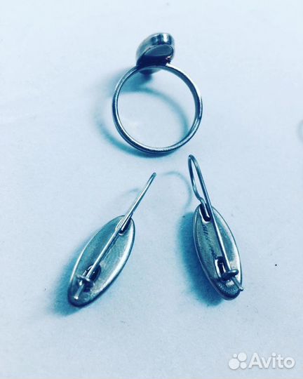 Новые комплекты украшений финифть/мельхиор