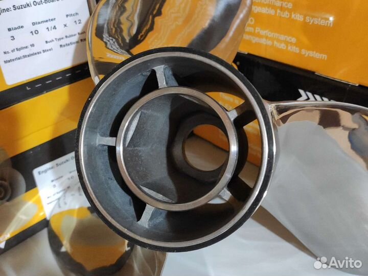 Гребной винт 60-140 л.с.; 3х13-1/4х21, сталь