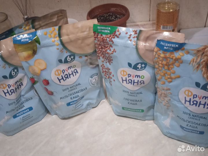 Детские каши молочные и безмолочные