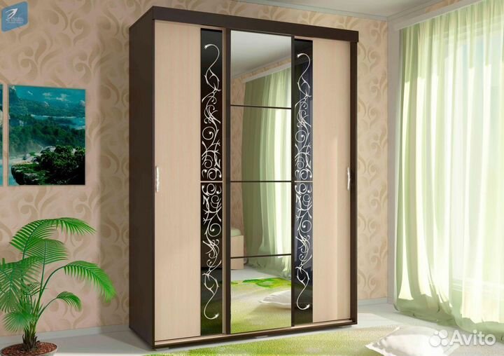 Вега Шкаф шк-02 Венге Дуб молочный