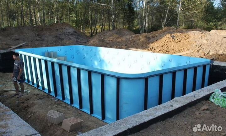 Бассейн 8 на 3