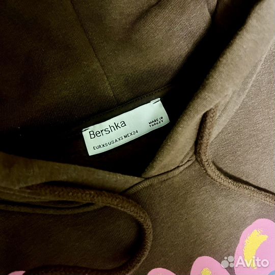 Худи женское оверсайз Bershka