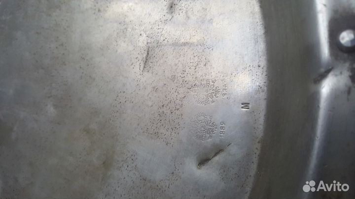 Мельхиоровый поднос 19 век