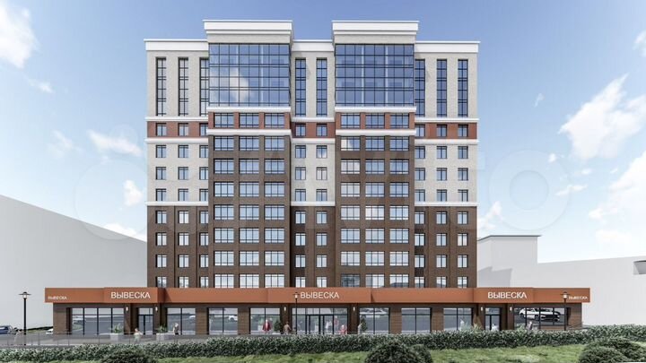 2-к. квартира, 73 м², 5/12 эт.