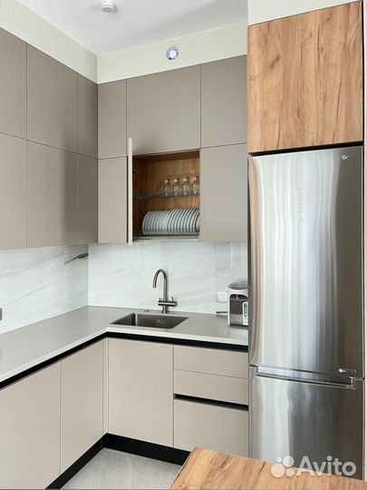 Прямая кухня на заказ. Производство