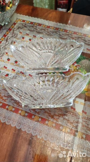Ваза хрустальная