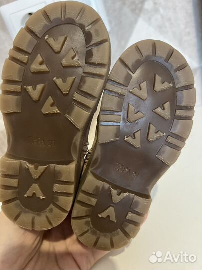 Ботинки zara (кожа)