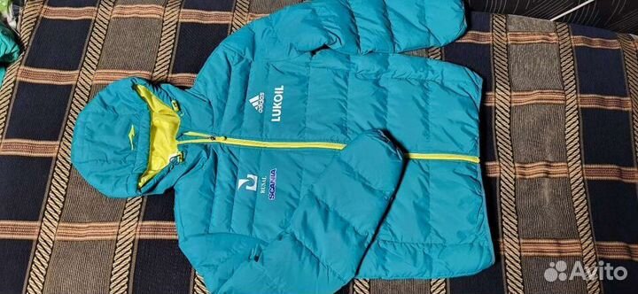 Лыжный пуховик 42-44-46-48 adidasСб.России