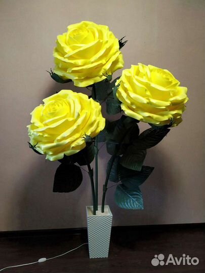 Ростовые цветы светильники